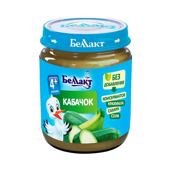 Пюре овощное Беллакт из кабачков 100г ДП