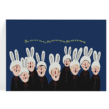 

Открытка O Paper Paper «O’Хор мальчиков-зайчиков»