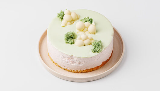 Торт муссовый Киви - клубника, 580г