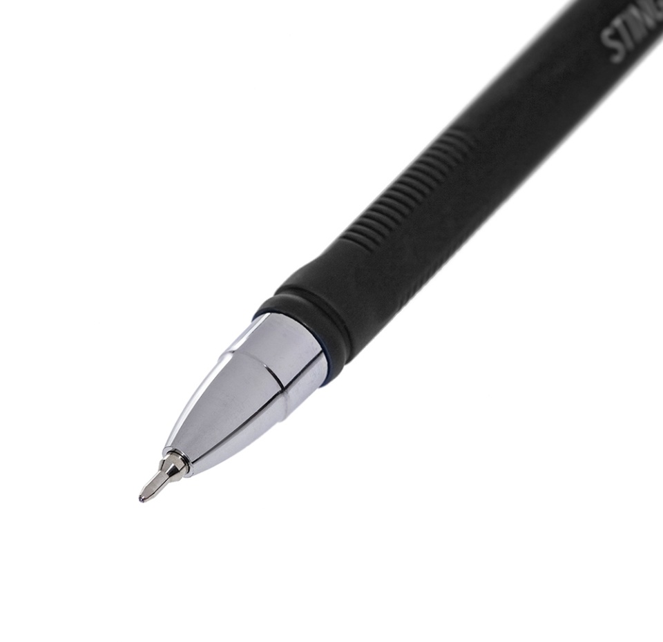 

Ручка шариковая Hatber Sting черная 0,5мм чернила на масл.основе soft ink, 1 шт, Китай