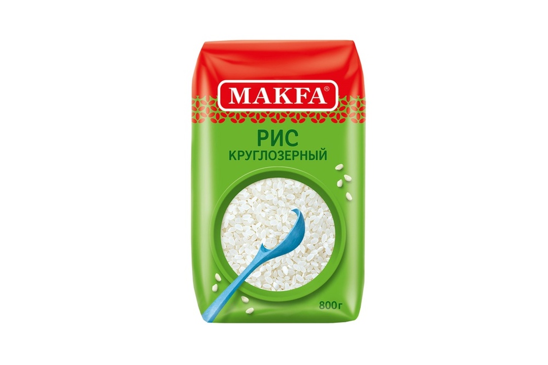

Рис Макфа круглозерновой шлифованный 800 г