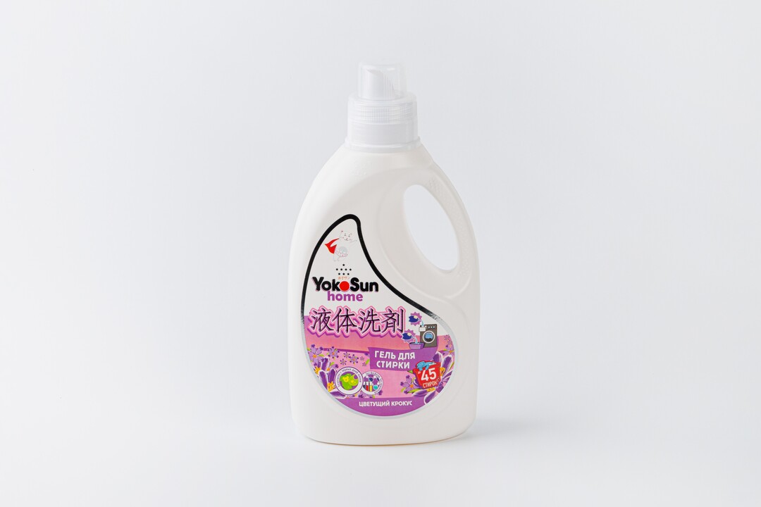 

Гель Yokosun Home Цветущий Крокус для стирки, 1л