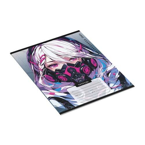 Тетрадь ученическая MESHU Аниме ММ 12 листов линия в ассортименте 1 шт