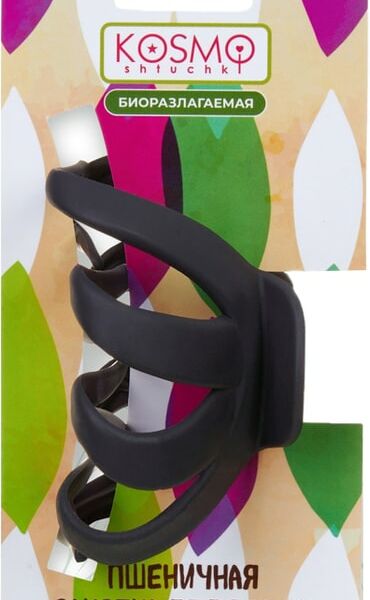 Заколка краб Kosmo shtuchki Хинкали черная