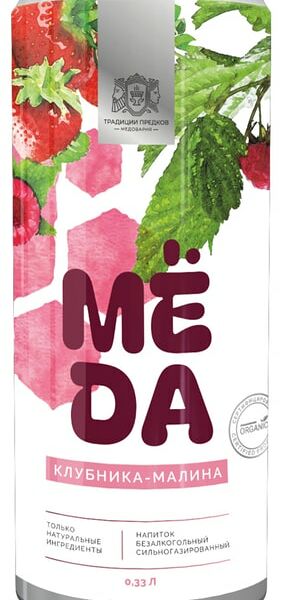 Напиток Меда Малина-Клубника 330мл