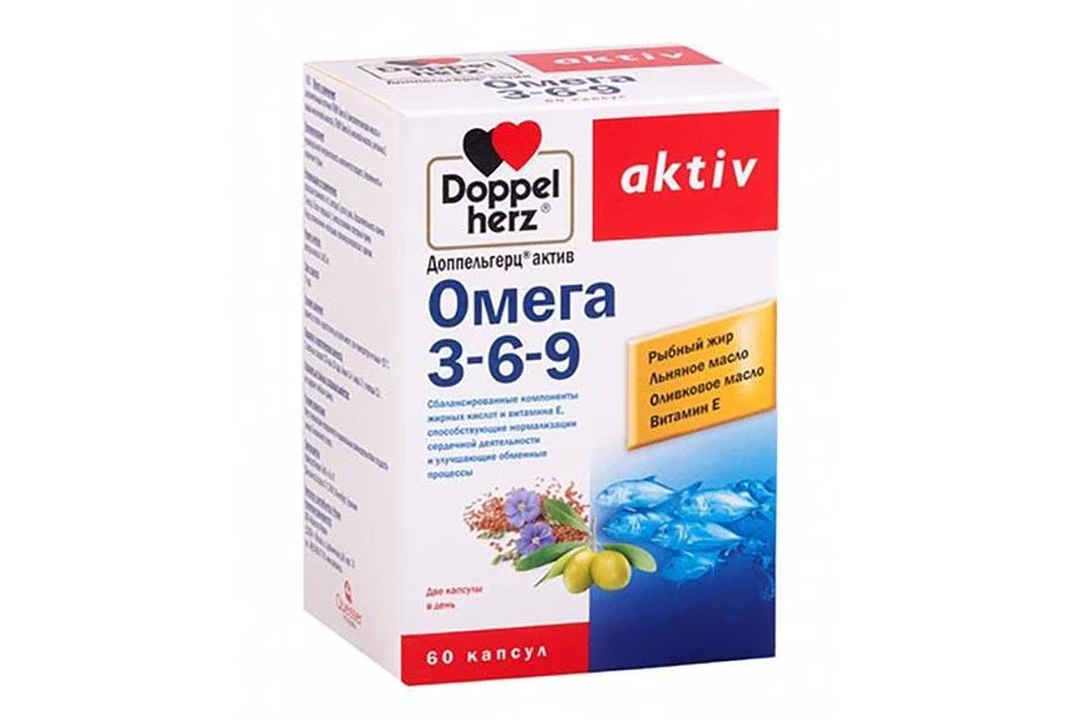 

Doppelherz aktiv Омега 3-6-9 капсулы 60 шт