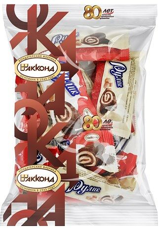 Пирожное бисквитное Акконд Рулик с карамелизированным молоком