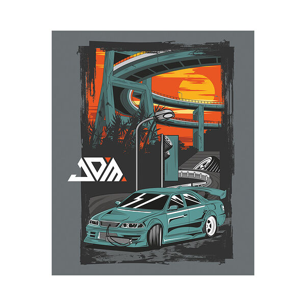 Тетрадь  48л клетка  Машины JDM-3 арт 48.102