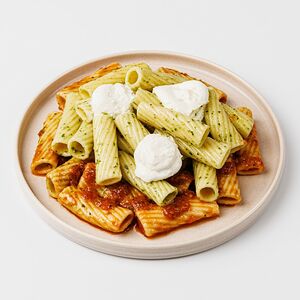 Паста Тортильони с сыром фета и ароматными травами, 240 г