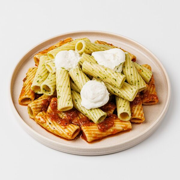 Паста Тортильони с сыром фета и ароматными травами, 240 г