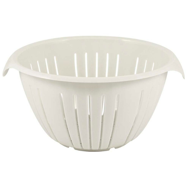 Дуршлаг полипропиленовый Plast Team Stockholm 2,5 л с двумя ручками цвет: молочный туман, 24,5×22,3×12 см