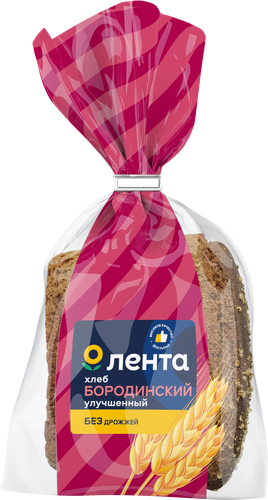 

Хлеб Лента Бородинский бездрожжевой 450 г