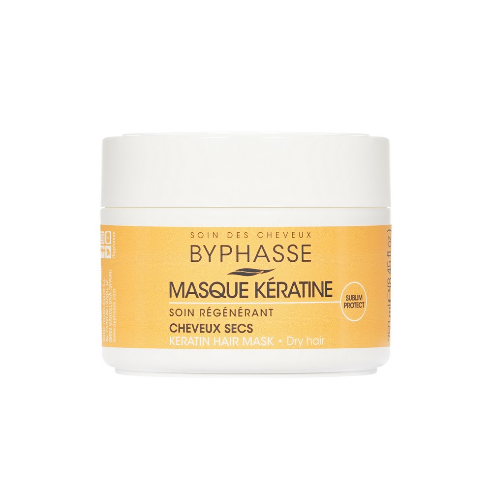 

Маска для волос Byphasse Sublim Protect Keratine для сухих и поврежденных волос 250 мл