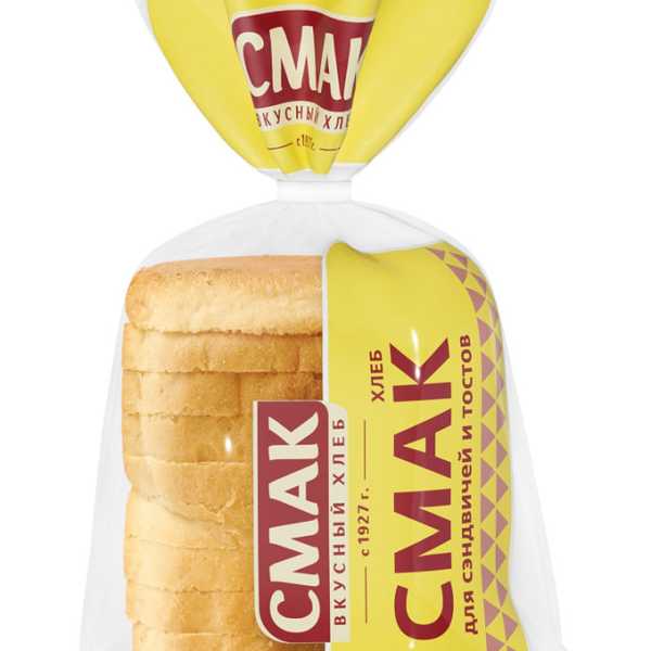 Хлеб Смак пшеничный тостовый в нарезке 275 г