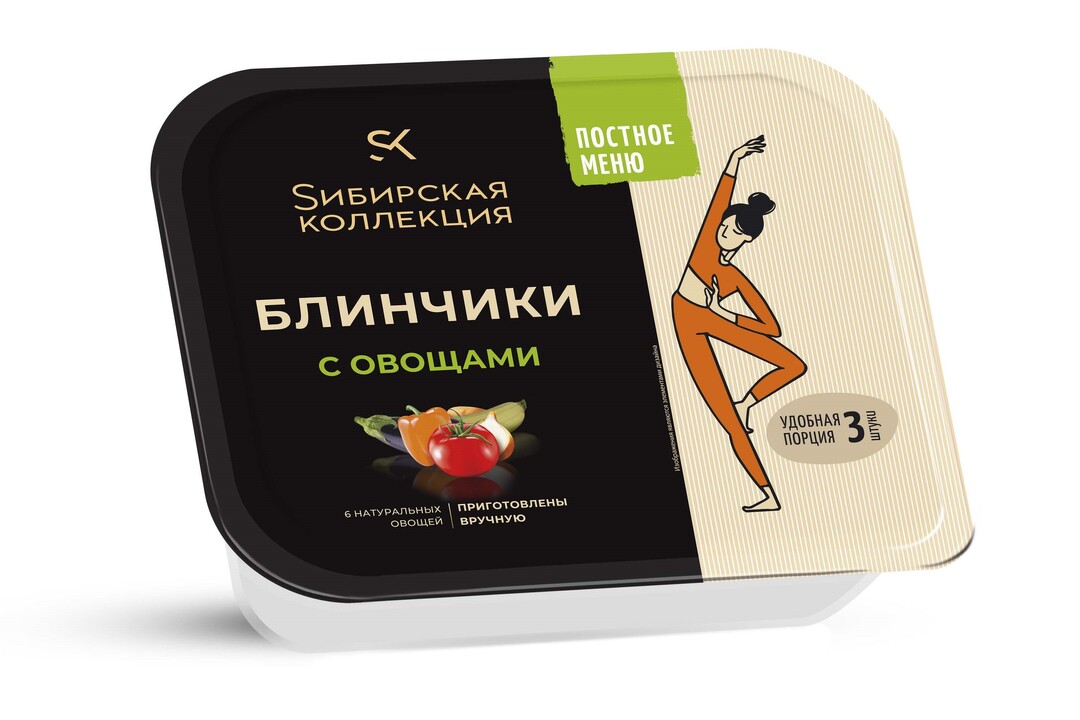 

Блины Сибирская коллекция с овощами замороженные 225 г