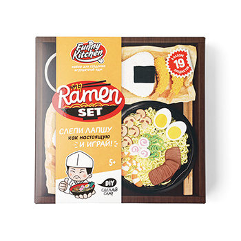 

Игрушка Funny Kitchen для детей старше 5 лет наборы модели Slime Лаборатория Ramen set