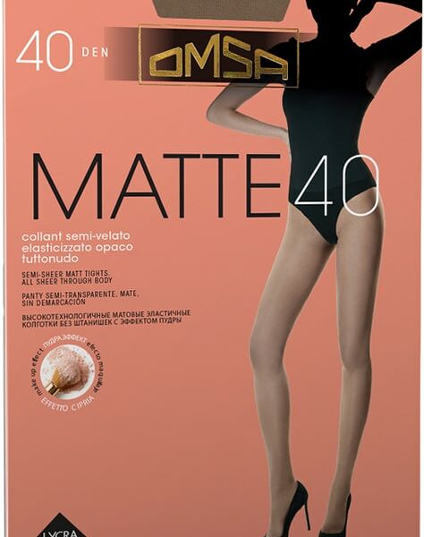 Колготки Omsa Matte 40 Daino Бежевый Размер 3