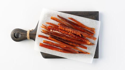 Палочки лососевые (горбуша) вяленые вес до 120 г