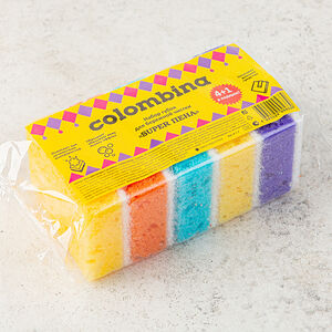 Губки для мытья посуды Colombina 5 шт._РП