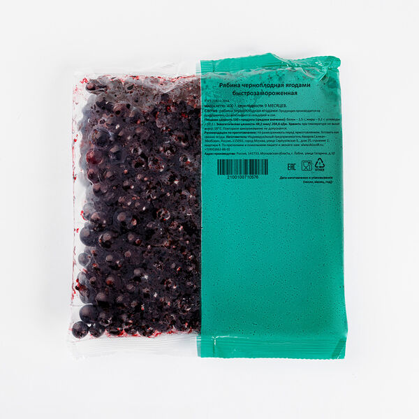 Рябина черноплодная, быстрозам.(Продукт замороженный)