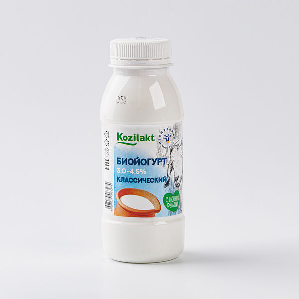 Биойогурт Kozilakt питьевой из козьего молока 3-4,5% 