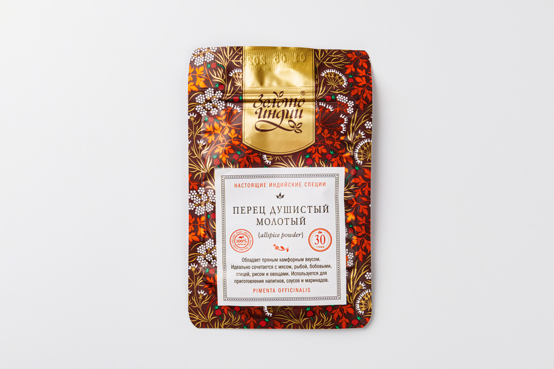 

Перец душистый молотый Золото Индии