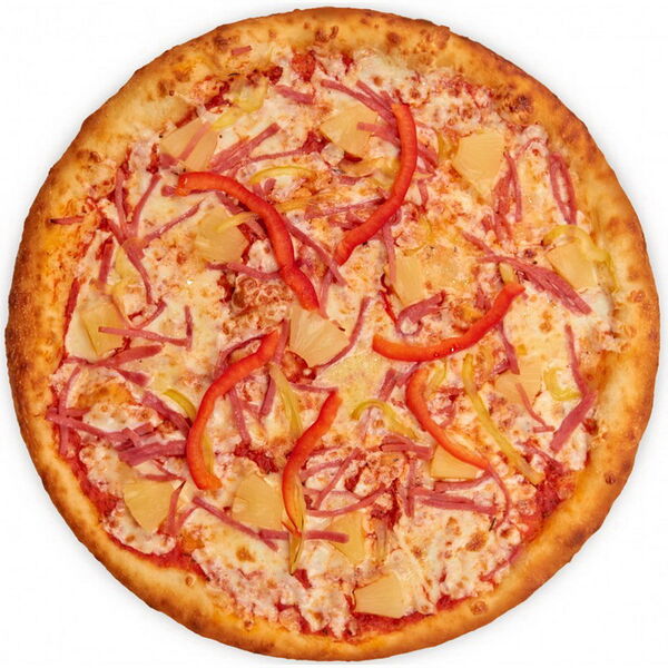 Пицца с колбаской и перцем 500г