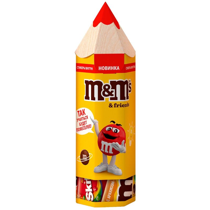 

Конфеты M&M's and friends Карандаш 107 г