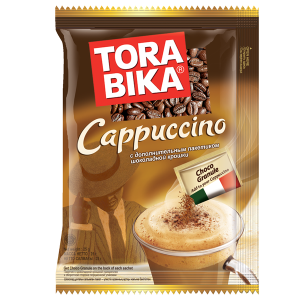 Напиток кофейный Torabika Cappuccino с шоколадной крошкой