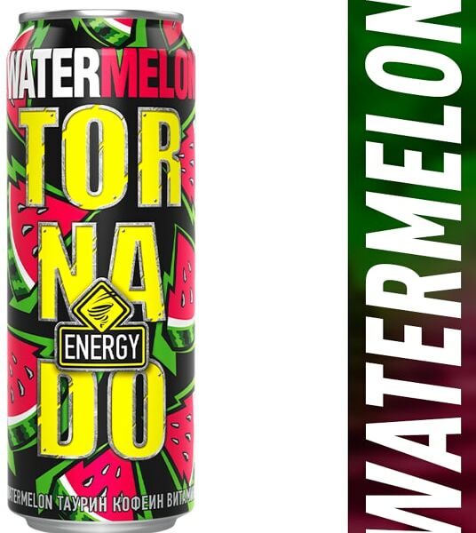 Напиток Tornado Energy Watermelon энергетический 450мл