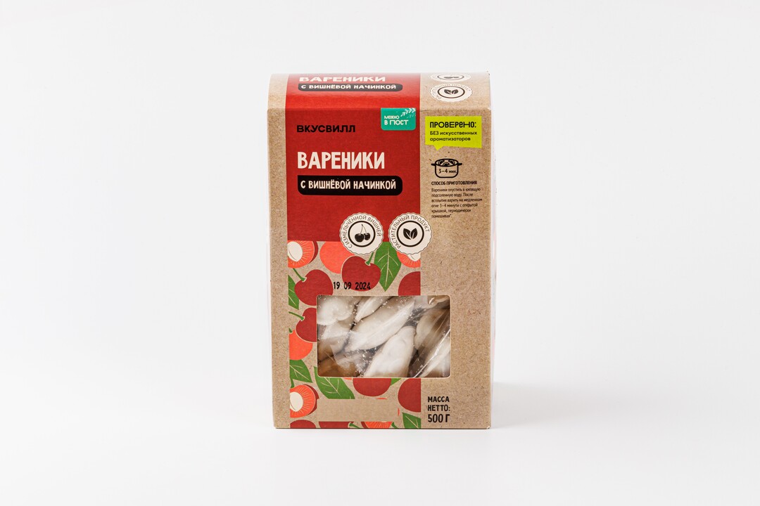 

Вареники Вкусвилл с вишней 500 г