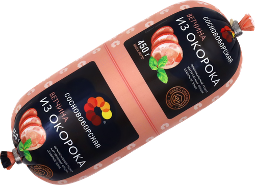 

Ветчина Сосновоборская из окорока 450 г