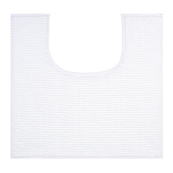 VETTA Коврик для туалета, 50х50см, синель 1,2см, белый