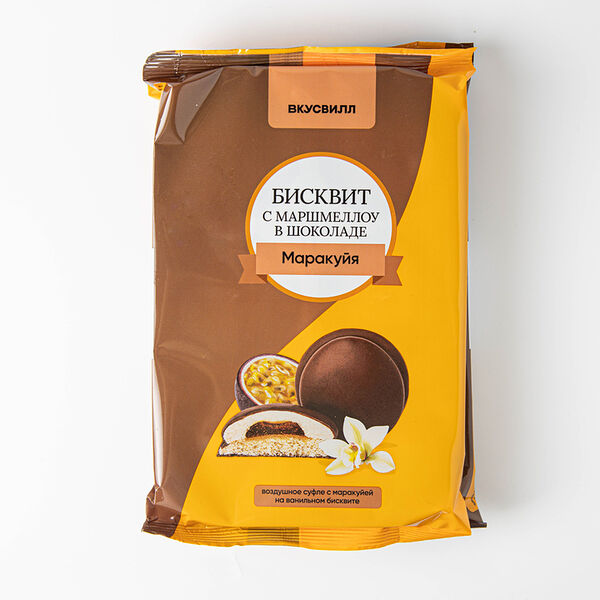 Бисквит с маршмеллоу 