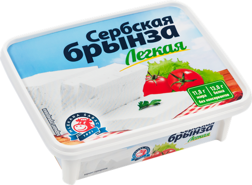 

Сыр мягкий Mlekara Sabac Сербская брынза легкая 25% 250 г