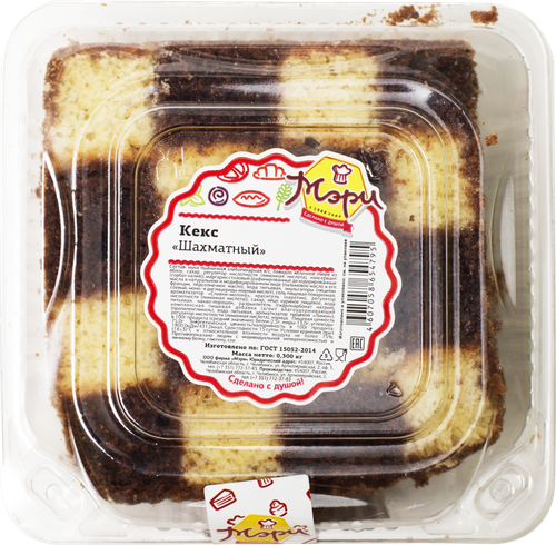 

Кекс Мэри Шахматный 300 г