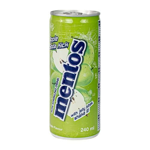 Напиток Mentos с мармеладом яблоко 240 мл
