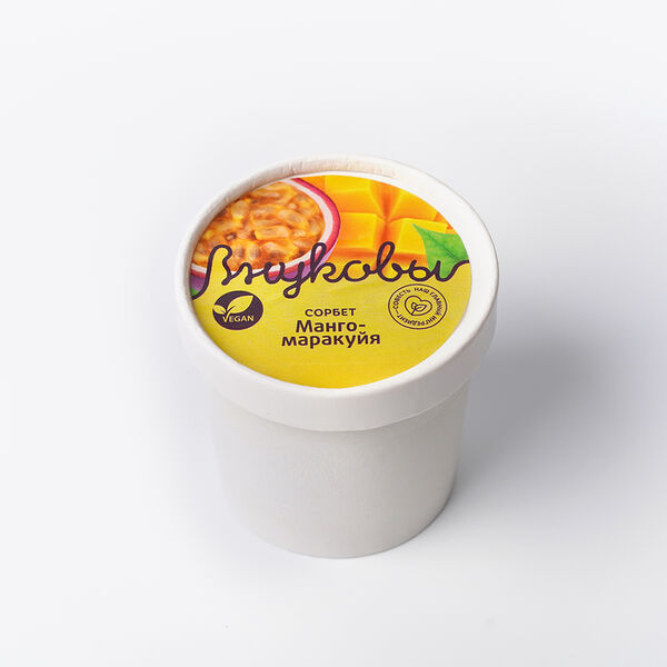 Сорбет Манго-маракуйя