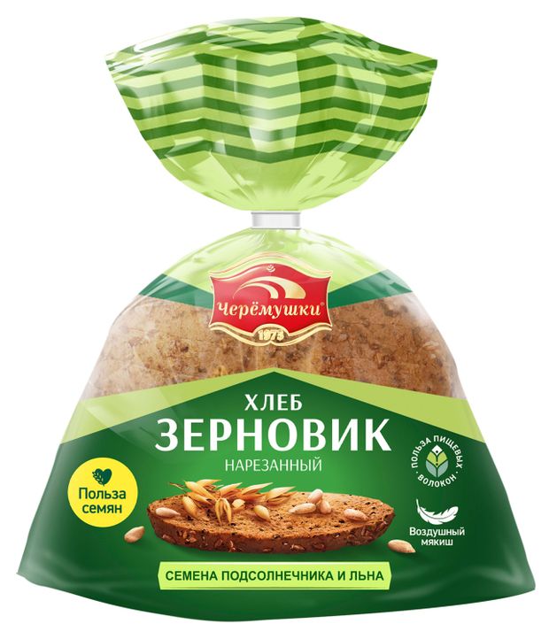 

Хлеб Черёмушки Зерновик нарезанный 460 г