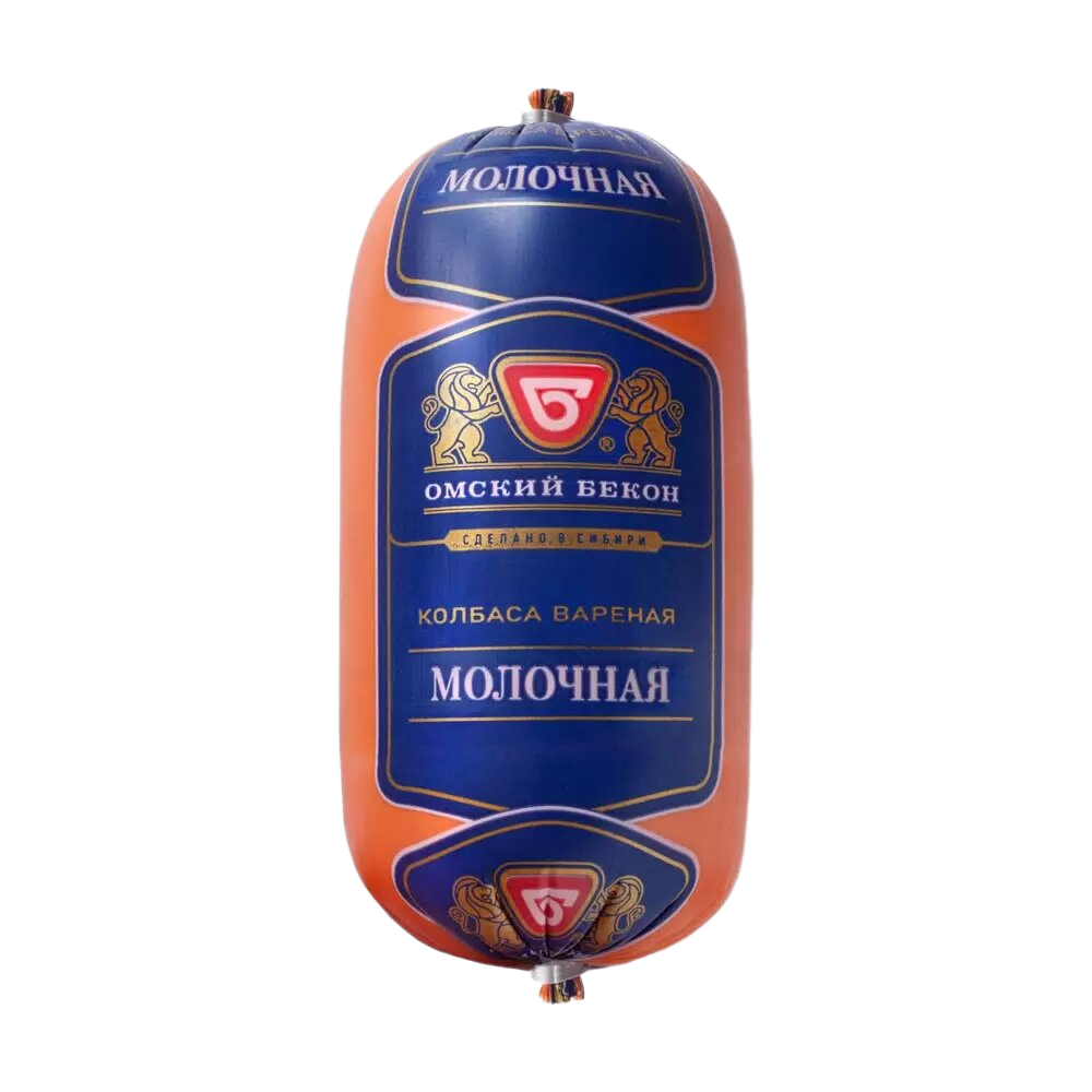 

Колбаса Омский Бекон вареная молочная 380 г