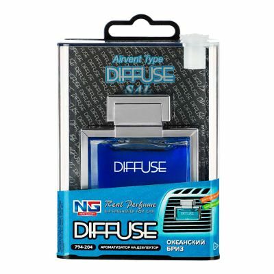 NEW GALAXY Ароматизатор на дефлектор Diffuse, 12,5мл, океанский бриз
