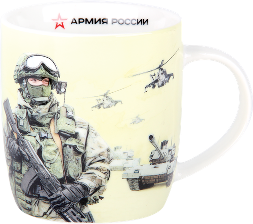 

Кружка КОРАЛЛ Армия России фарфор, в ассортименте