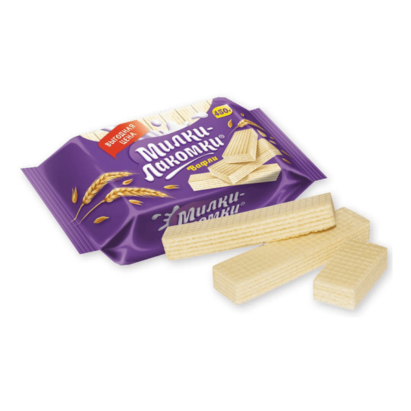 Вафли КФ ПЕНЗЕНСКАЯ Милки-Лакомки