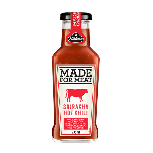 Соус Kuhne томатный острый с перцем чили 235мл
