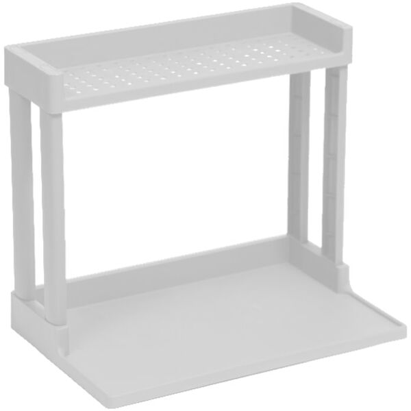 Подставка-органайзер Violet Vikea настольная 2-х ярусная белый