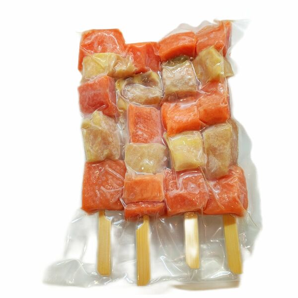 Шашлык из осетра и форели замороженный