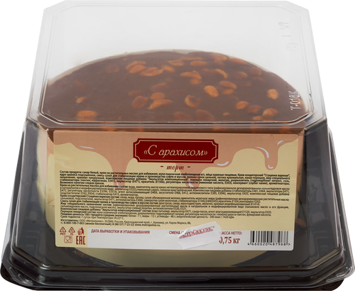 

Торт Метрополис с арахисом 750 г