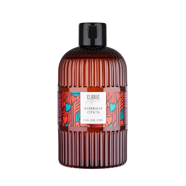 Парфюмированный гель для душа Clario Парижская Страсть Увлажнение и Обновление 500 мл