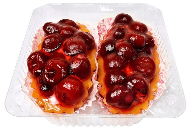 

Набор пирожных Невские берега Песочно-ягодное с вишней 95 г х 2 шт.