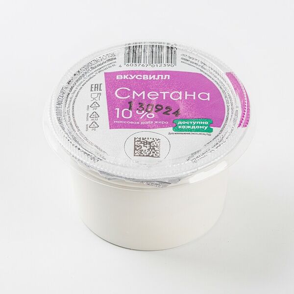 Сметана 10%